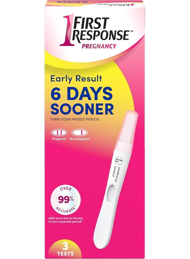 First Response Early Result Pregnancy Test, 3 Count (Packaging & Test Design May Vary) - Image 1